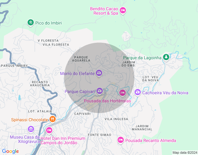 Imóvel no mapa