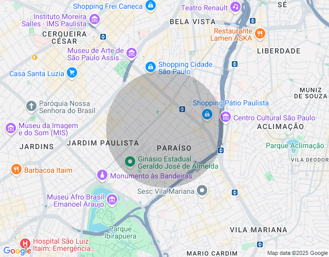 Imóvel no mapa