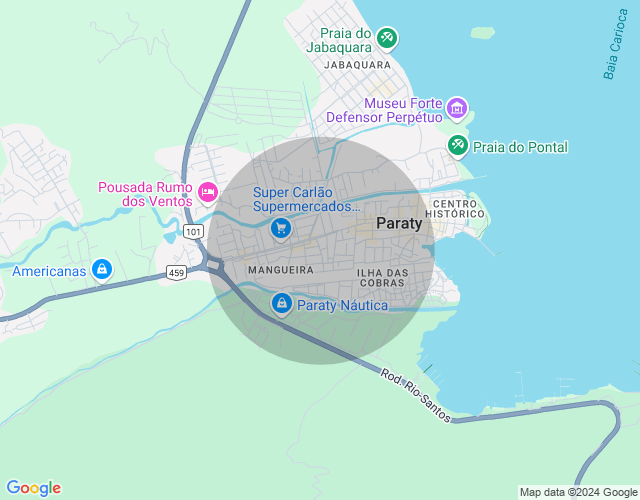 Imóvel no mapa