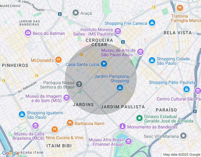 Imóvel no mapa