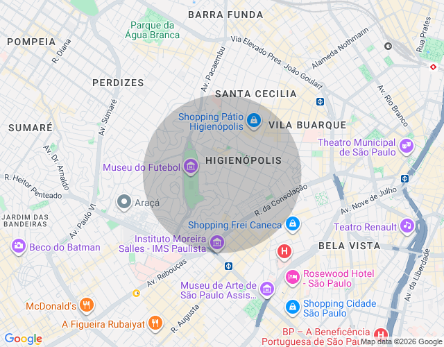 Imóvel no mapa