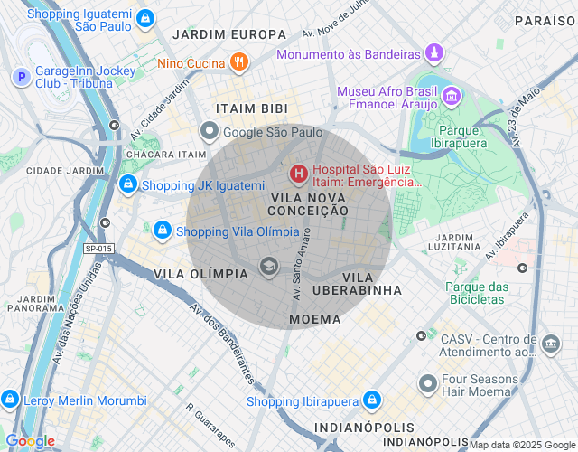 Imóvel no mapa