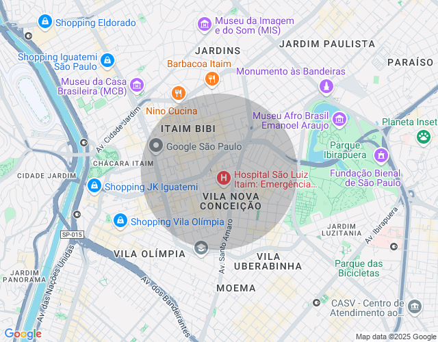 Imóvel no mapa
