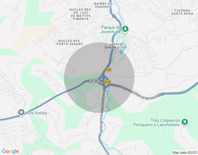 Imóvel no mapa