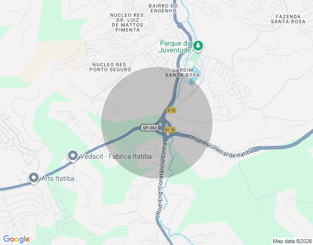 Imóvel no mapa