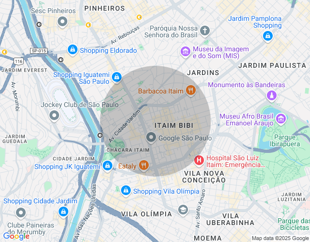 Imóvel no mapa