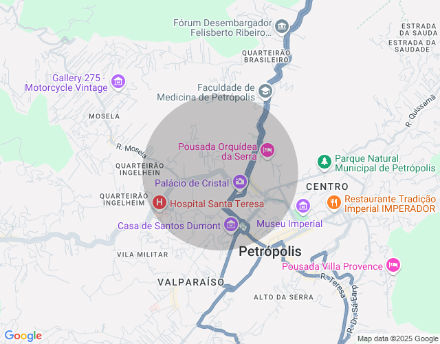Imóvel no mapa