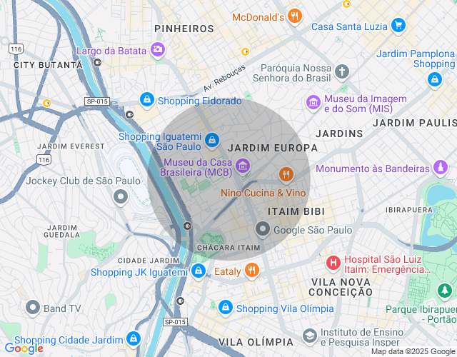 Imóvel no mapa