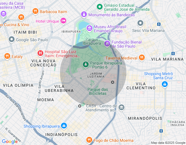 Imóvel no mapa