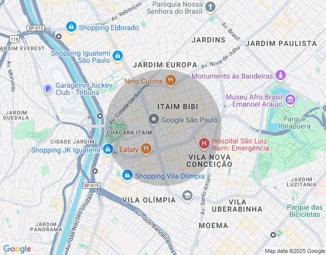 Imóvel no mapa