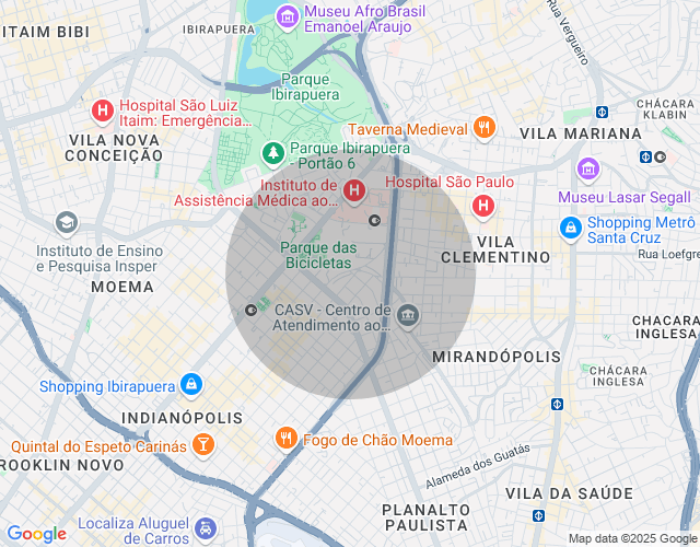 Imóvel no mapa