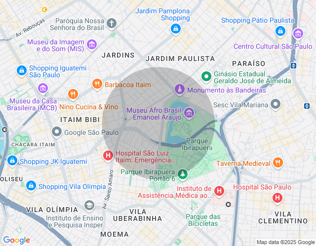 Imóvel no mapa