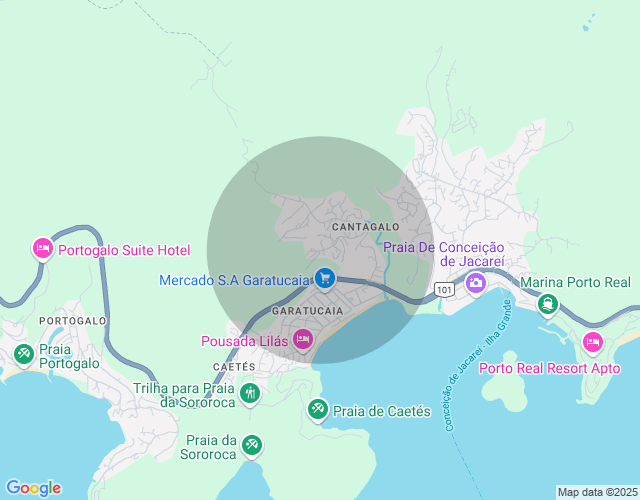 Imóvel no mapa