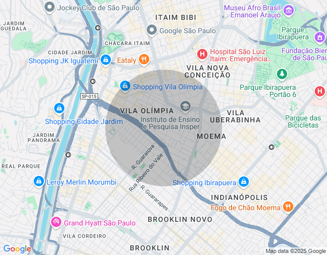 Imóvel no mapa