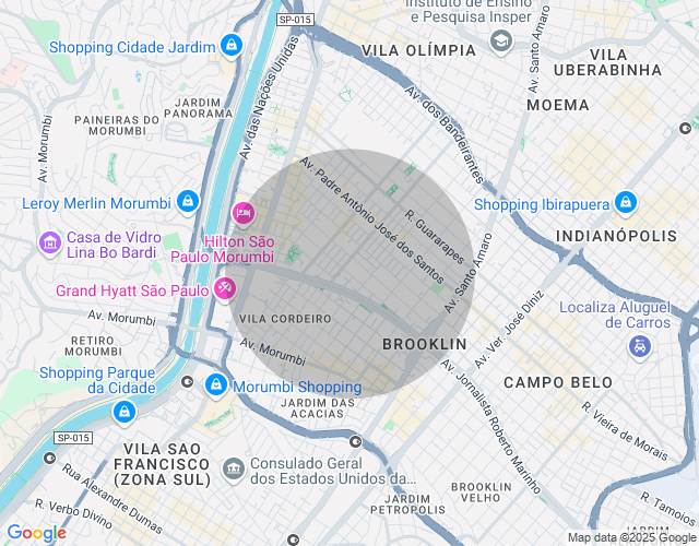 Imóvel no mapa