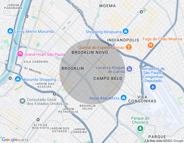 Imóvel no mapa
