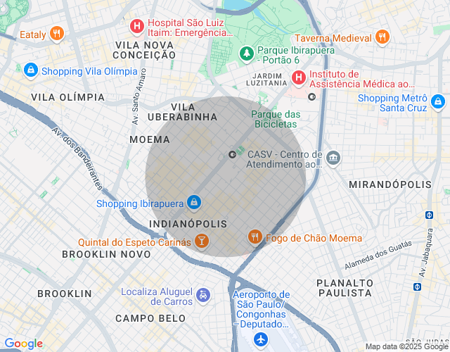 Imóvel no mapa