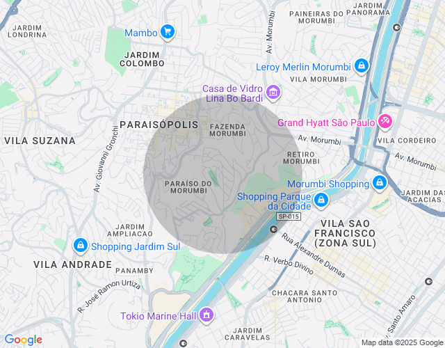 Imóvel no mapa