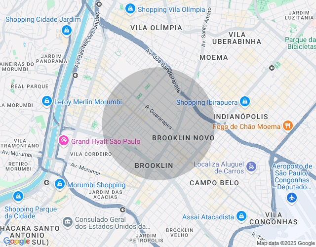 Imóvel no mapa