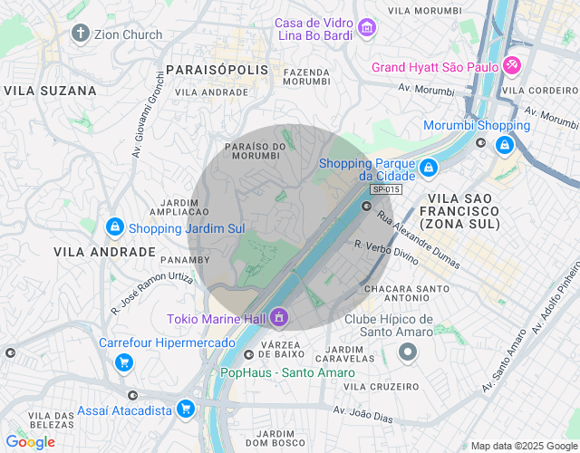 Imóvel no mapa
