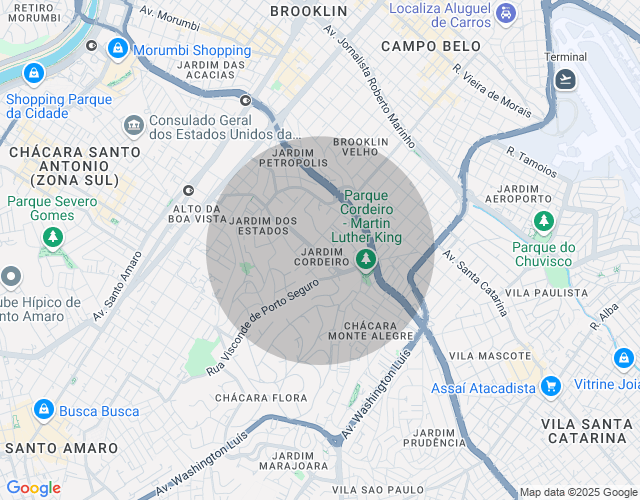 Imóvel no mapa