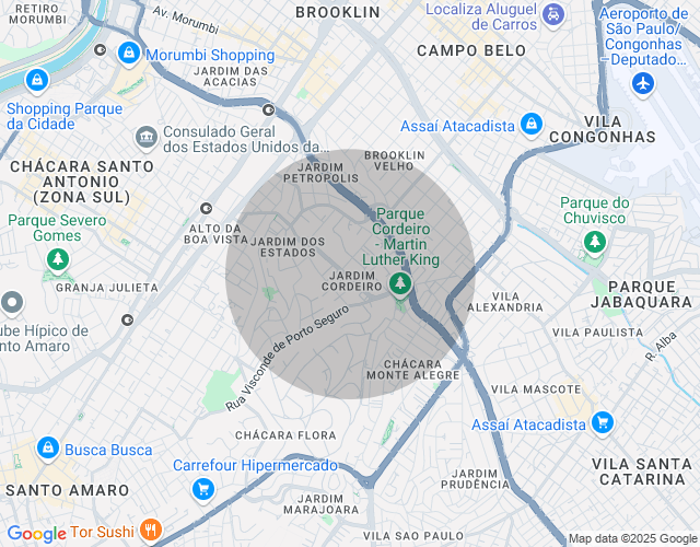 Imóvel no mapa