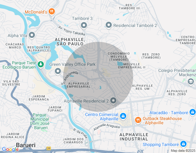 Imóvel no mapa