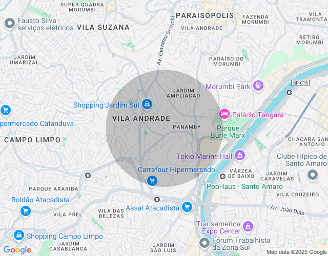 Imóvel no mapa