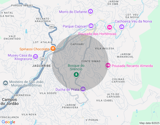 Imóvel no mapa