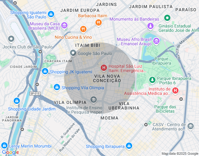Imóvel no mapa