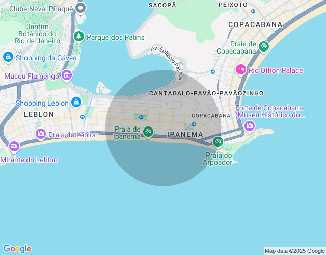 Imóvel no mapa