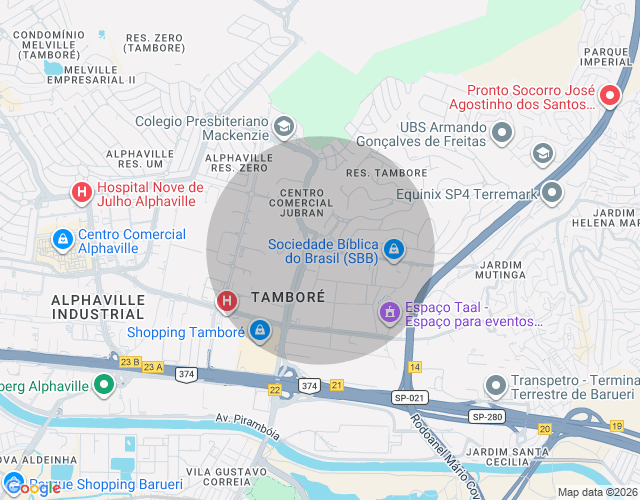Imóvel no mapa