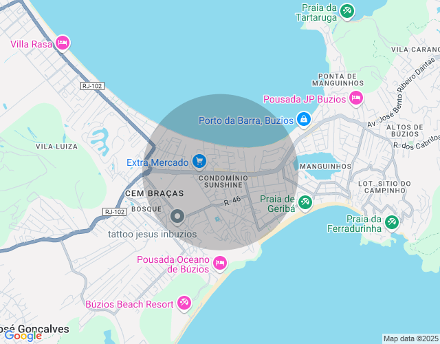 Imóvel no mapa
