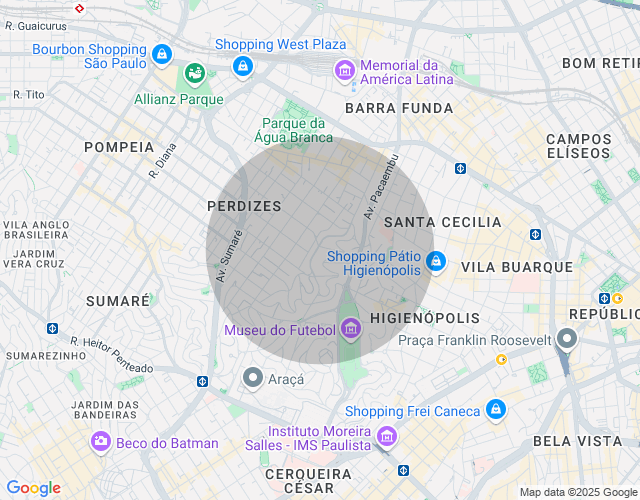 Imóvel no mapa