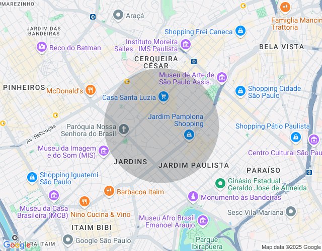 Imóvel no mapa