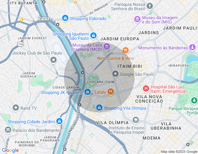 Imóvel no mapa
