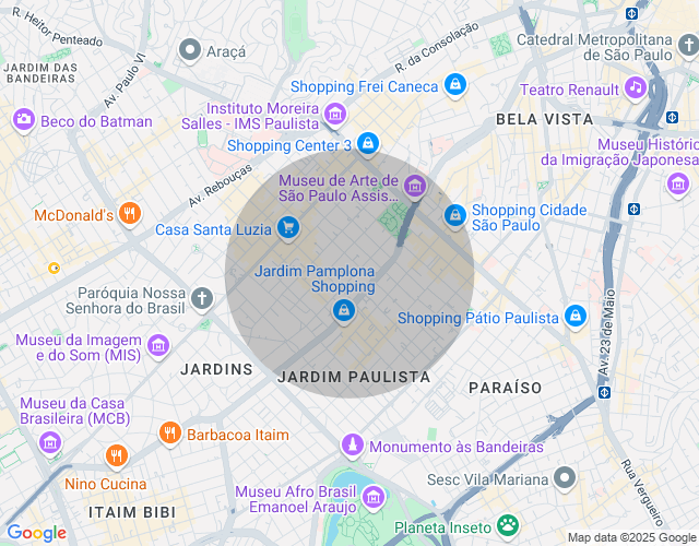 Imóvel no mapa