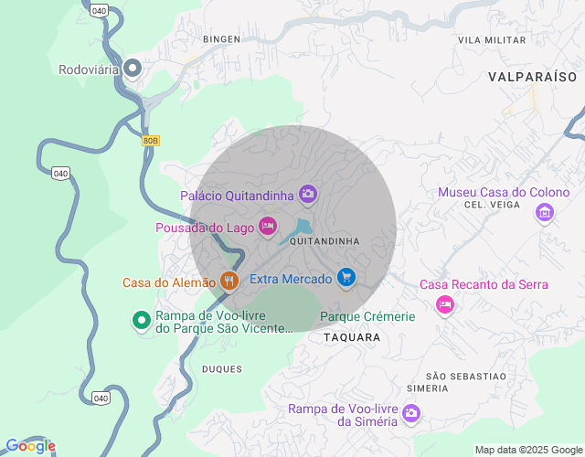 Imóvel no mapa
