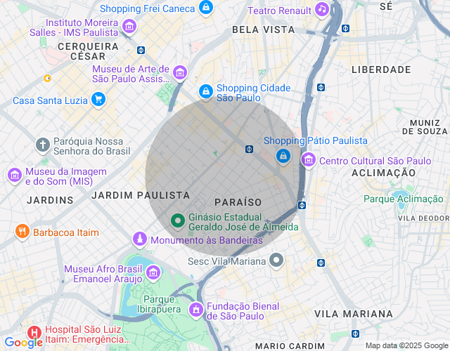 Imóvel no mapa