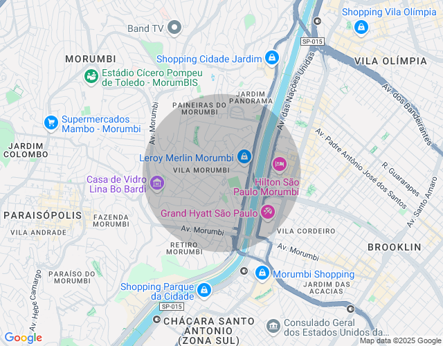Imóvel no mapa