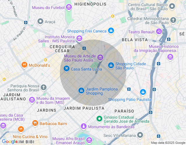 Imóvel no mapa