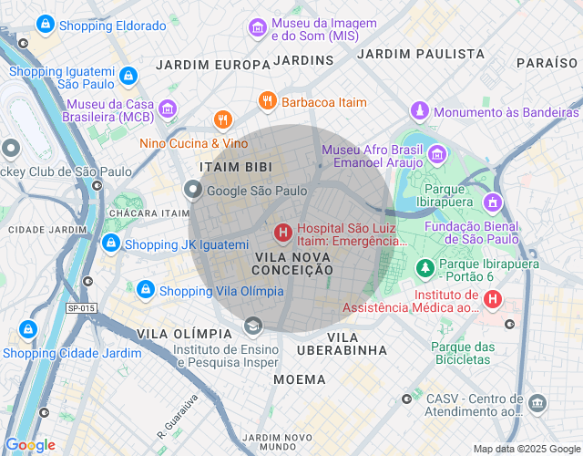 Imóvel no mapa