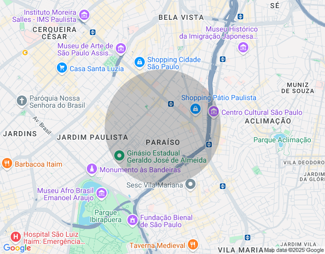 Imóvel no mapa
