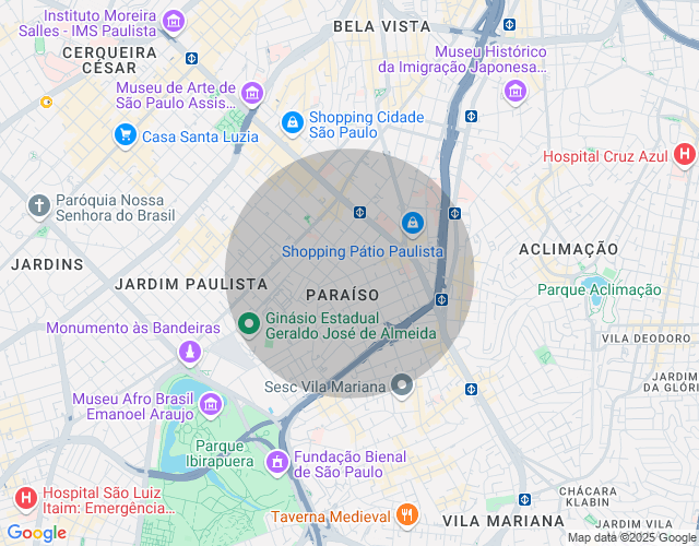 Imóvel no mapa