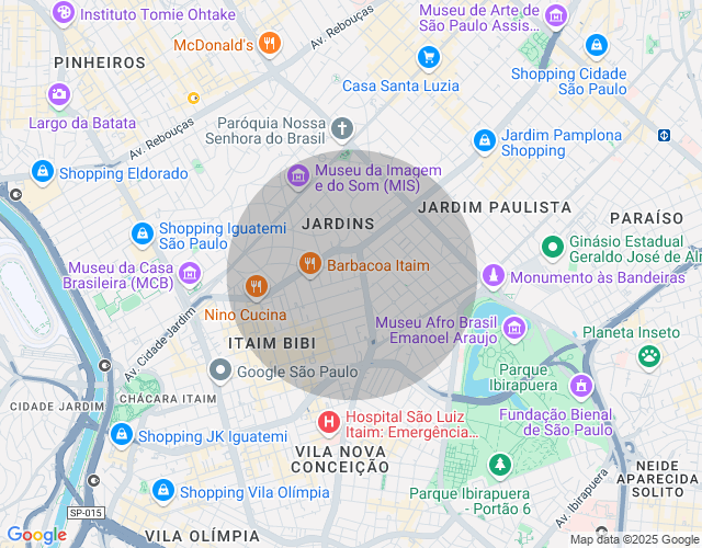 Imóvel no mapa