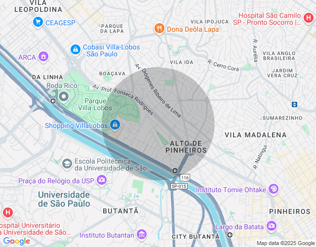 Imóvel no mapa