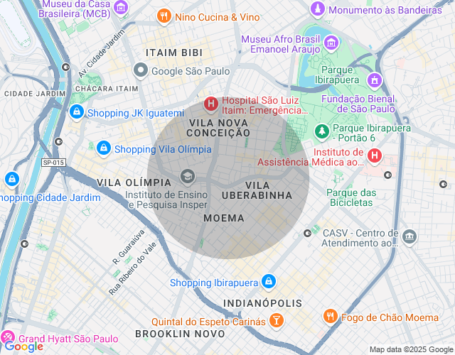 Imóvel no mapa