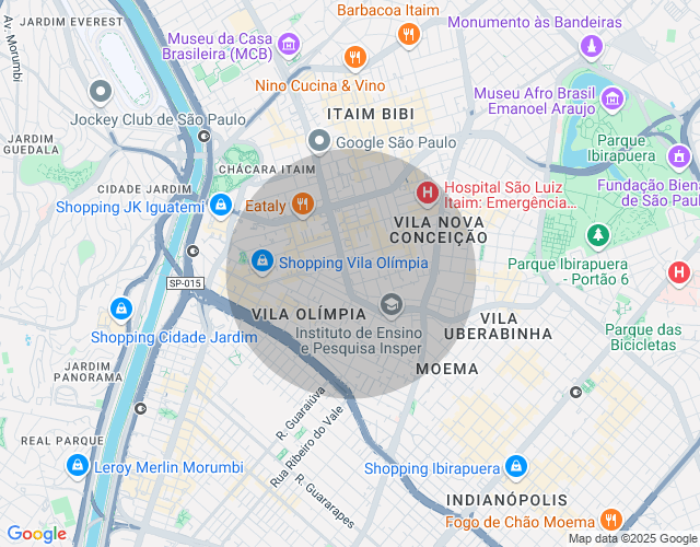 Imóvel no mapa
