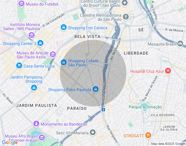 Imóvel no mapa