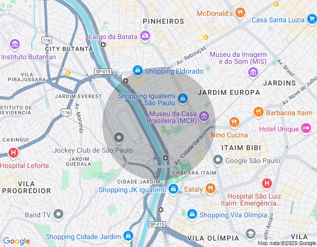 Imóvel no mapa